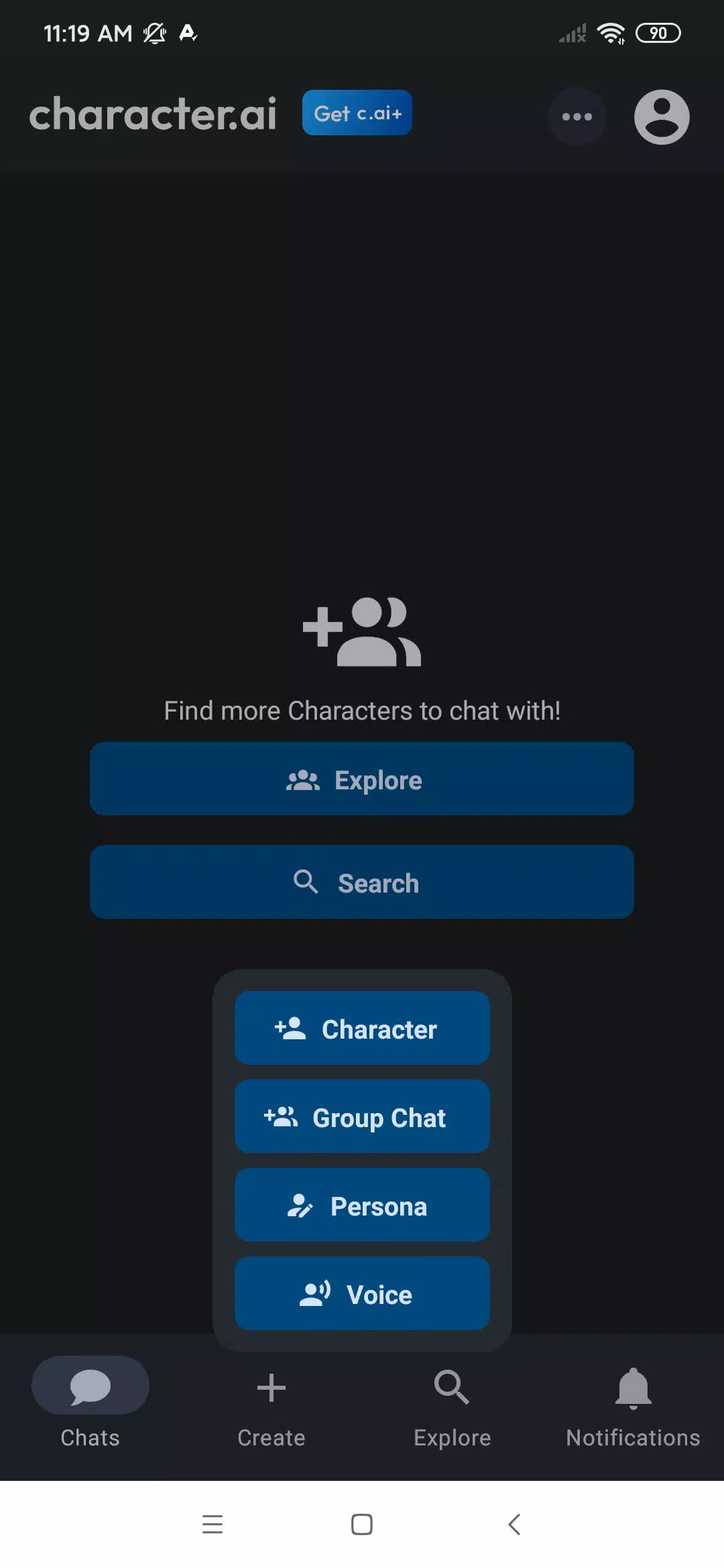 Character AI: Chat, Talk, Text screenshot 5